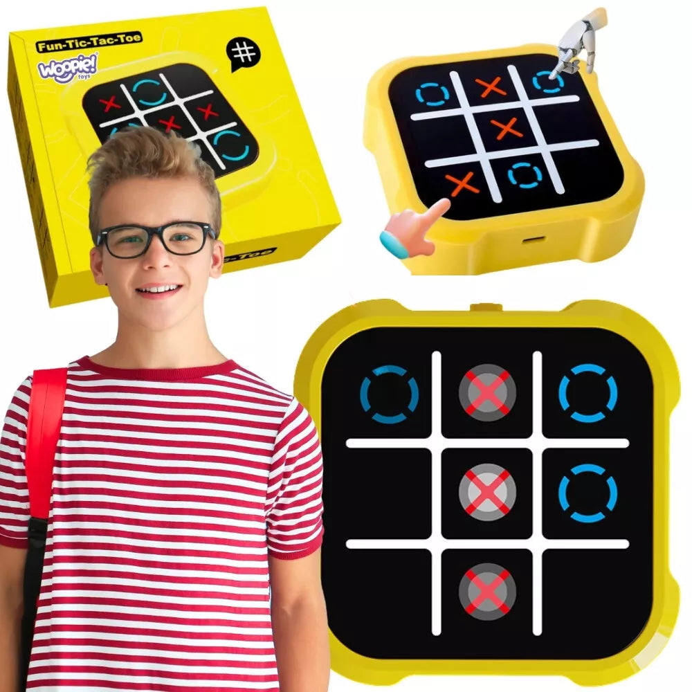 WOOPIE Elektroninis „Kryžiukai–Nuliukai“ – loginis ir edukacinis 4 viename žaidimas